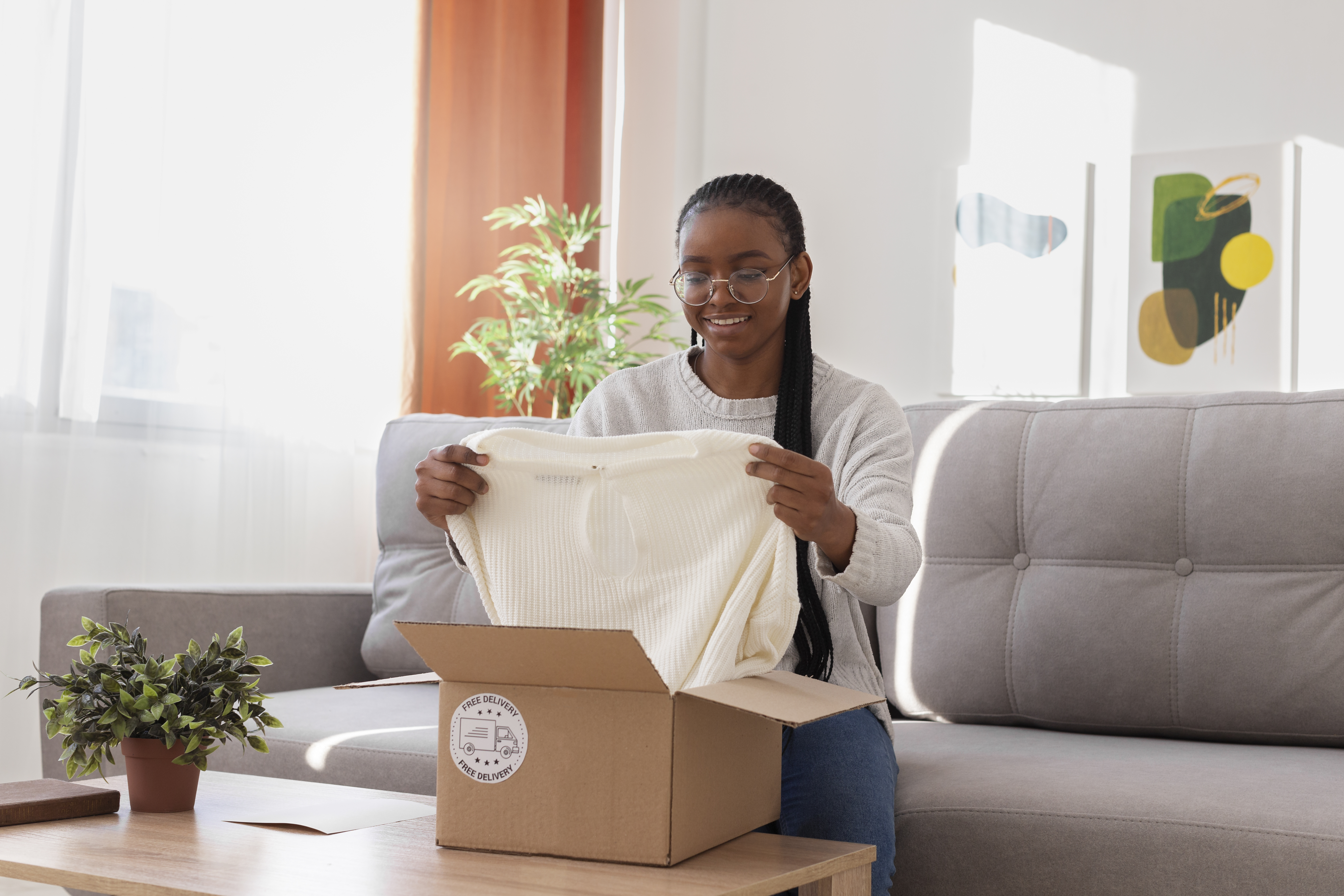 Laundry pickup and delivery service